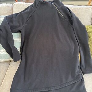 Athleta Black Tunic Top